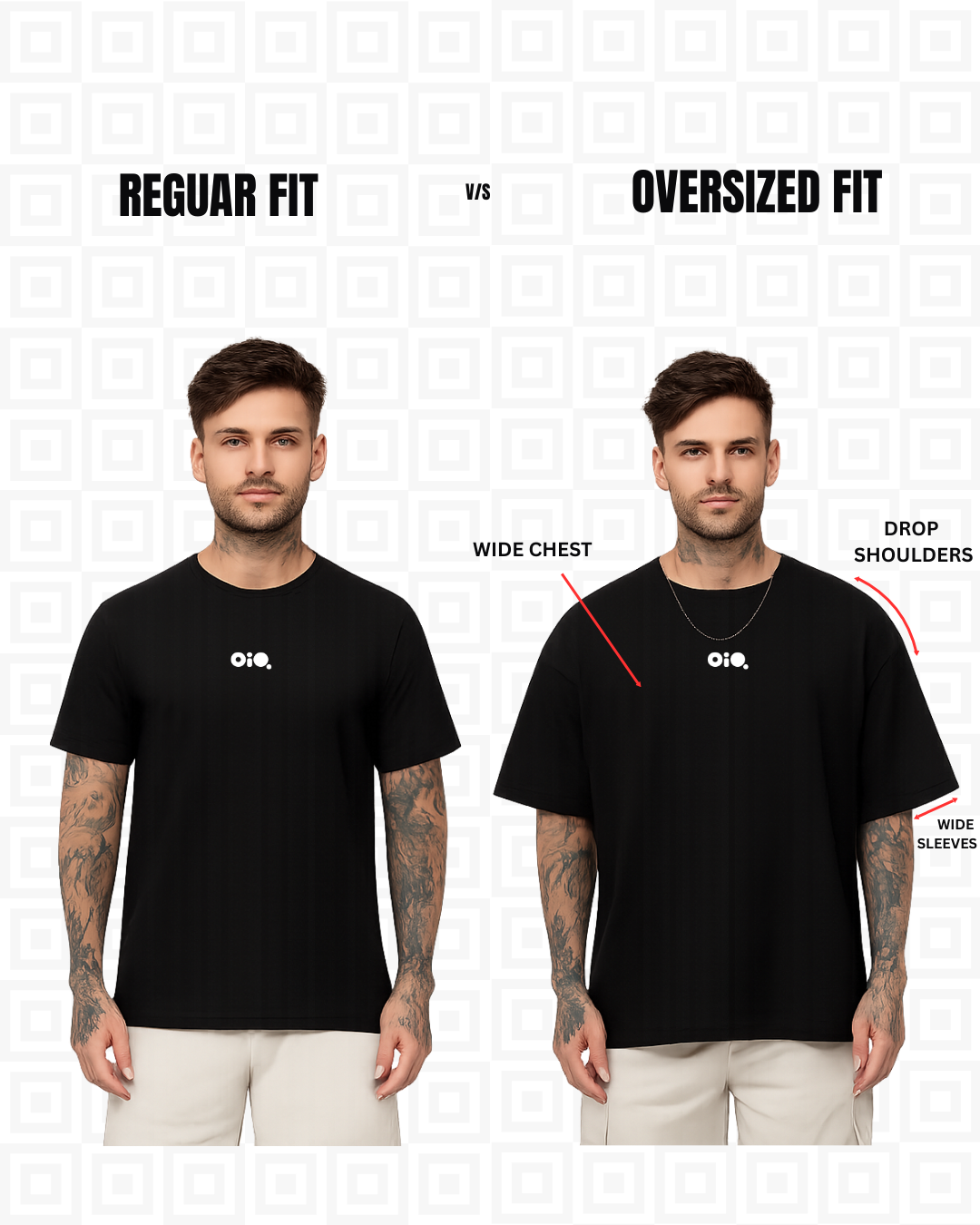 Karma Off-White Oversized Tee