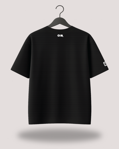 BLACK Blank Oversized Tee