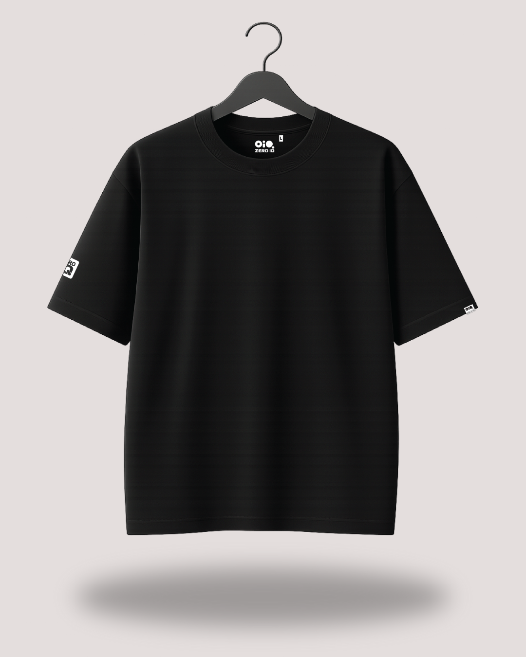 BLACK Blank Oversized Tee