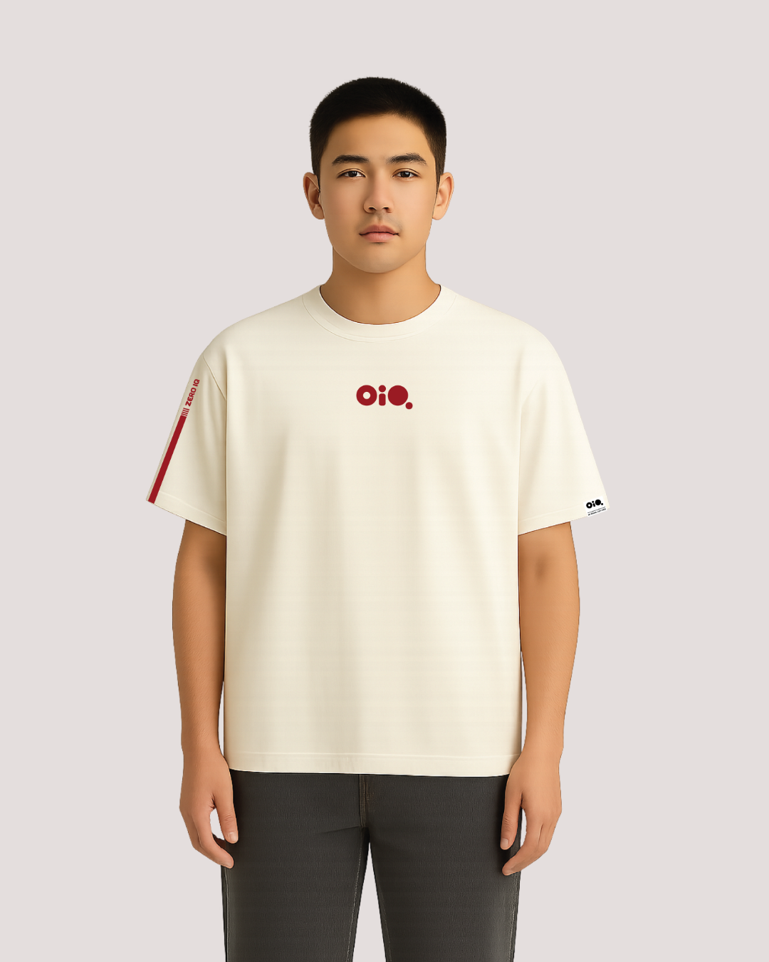 Real Eyes Off-White Oversized Tee