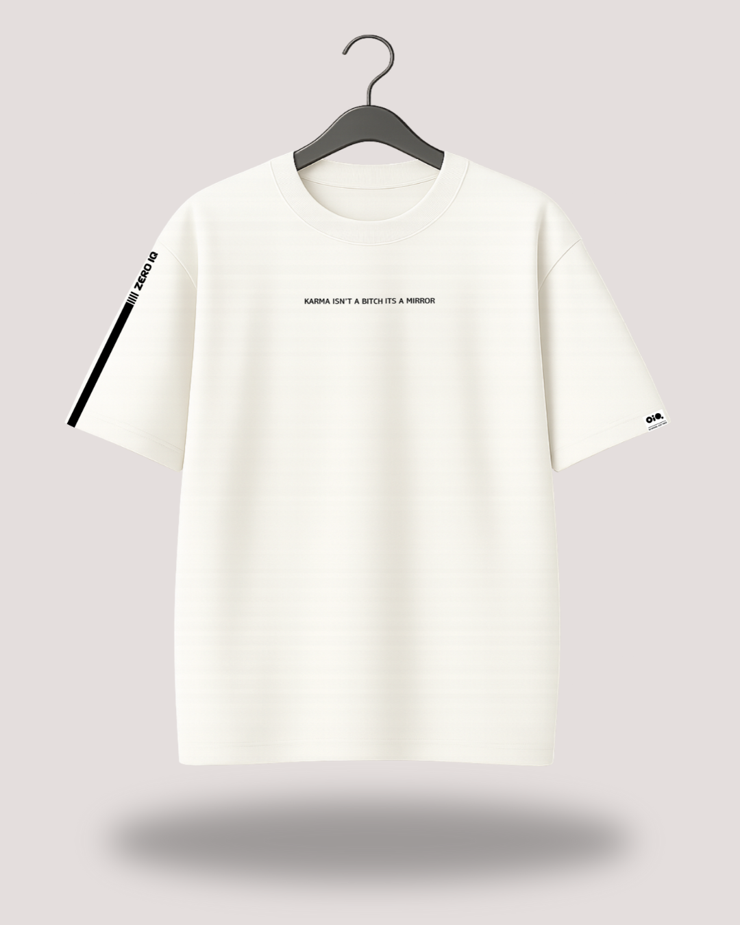 Karma Off-White Oversized Tee