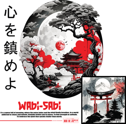 Wabi-Sabi Off-White Oversized Tee